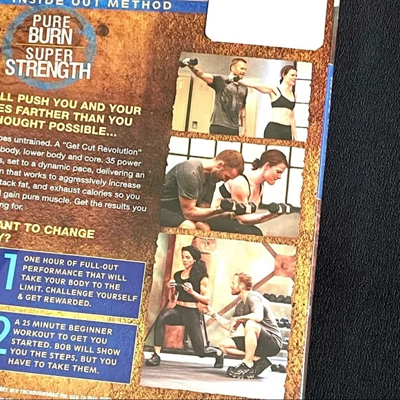 Bob Harper Inside Out Method Exercise Fitness DVD Pure Burn Super Strength New - Picture 11 of 16